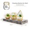 Sorbus 5 Pack 16 Inch Sorbus Long Floating Wall Shelves for Bedroom, Decor, Kitchen, Living Room - for Trophies, Frames, Bookshelf